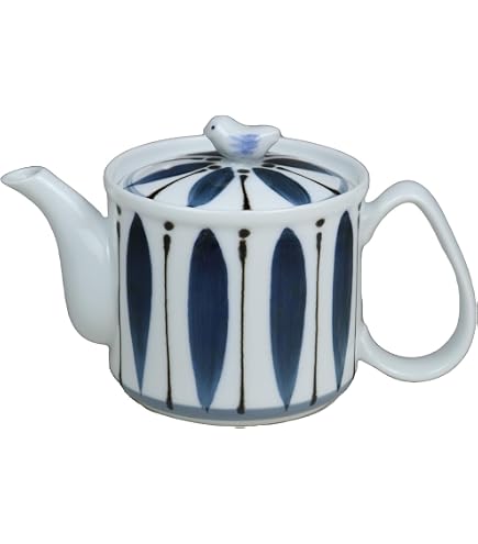 Amazon | 工房ゆずりは 瀬戸焼 急須 花かざり ポット 茶器 陶器 手描き